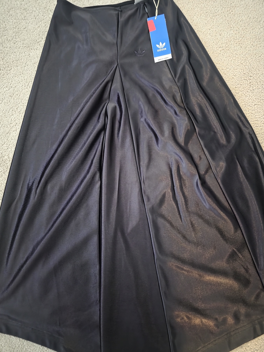 Adidas Purple A-Line Skirt with Subtle Trefoil Logo